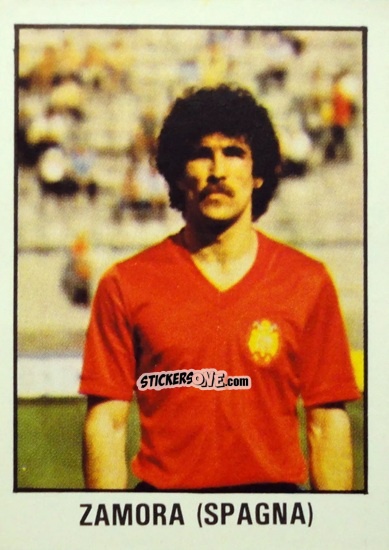 Figurina Zamora - Calcio Flash 1982 n. 12 - Edizioni Flash