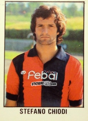 Sticker Stefano Chiodi - Calcio Flash 1982 n. 66 - Edizioni Flash