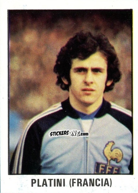 Cromo Platini - Calcio Flash 1982 n. 76 - Edizioni Flash