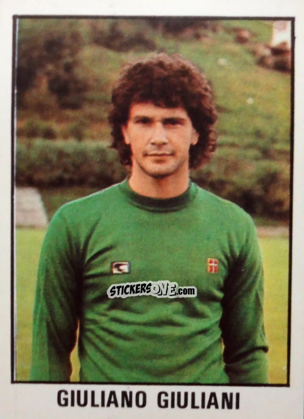 Sticker Giuliano Giuliani - Calcio Flash 1982 n. 122 - Edizioni Flash