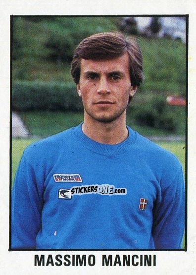 Sticker Massimo Mancini - Calcio Flash 1982 n. 136 - Edizioni Flash