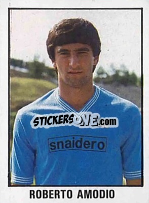 Figurina Roberto Amodio - Calcio Flash 1982 n. 236 - Edizioni Flash