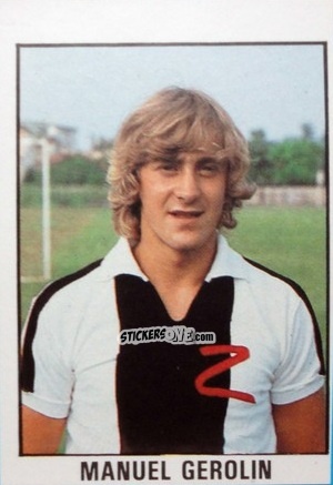 Sticker Manuel Gerolin - Calcio Flash 1982 n. 290 - Edizioni Flash