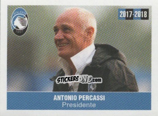 Sticker Antonio Percassi - Atalanta 2017-2018 n. 3 - Akinda