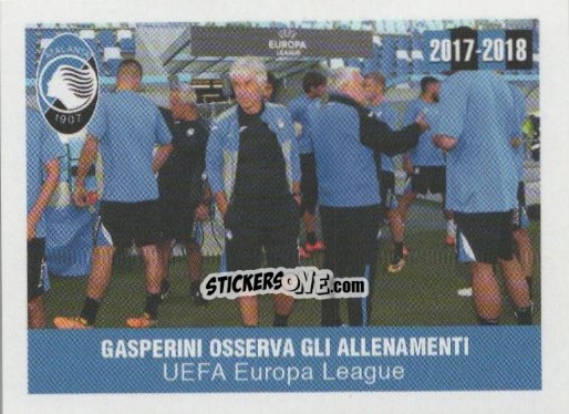 Cromo Gasperini osserva gli allenamenti - Atalanta 2017-2018 n. 30 - Akinda
