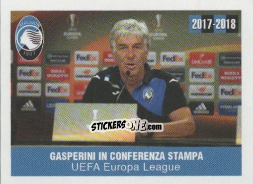 Cromo Gasperini in conferenza stampa - Atalanta 2017-2018 n. 35 - Akinda