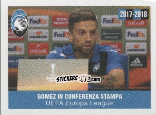 Figurina Gomez In Conferenza Stampa - Atalanta 2017-2018 n. 36 - Akinda