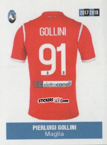 Cromo Pierluigi Gollini - Atalanta 2017-2018 n. 83 - Akinda