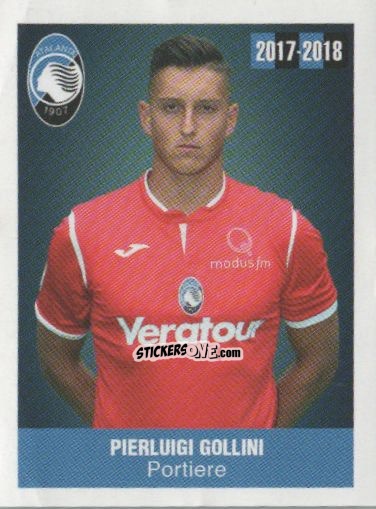 Sticker Pierluigi Gollini - Atalanta 2017-2018 n. 84 - Akinda