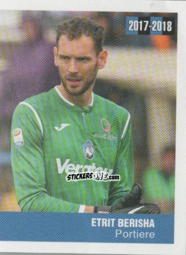 Cromo Etrit Berisha - Atalanta 2017-2018 n. 88 - Akinda