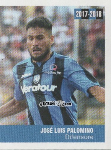 Cromo Jose Luis Palomino - Atalanta 2017-2018 n. 96 - Akinda