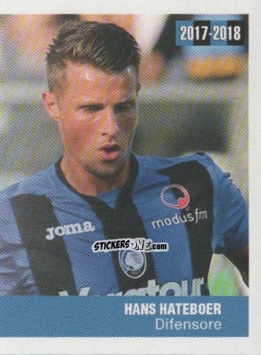 Figurina Hans Hateboer - Atalanta 2017-2018 n. 106 - Akinda