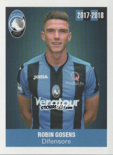 Sticker Robin Gosens - Atalanta 2017-2018 n. 109 - Akinda