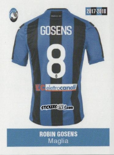 Sticker Robin Gosens - Atalanta 2017-2018 n. 110 - Akinda