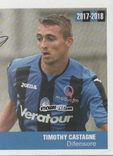 Sticker Timothy Castagne - Atalanta 2017-2018 n. 114 - Akinda