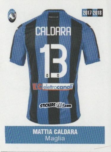Cromo Mattia Caldara - Atalanta 2017-2018 n. 118 - Akinda