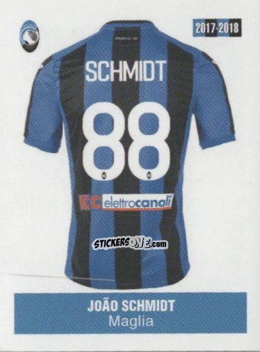 Cromo Joao Schmidt - Atalanta 2017-2018 n. 131 - Akinda