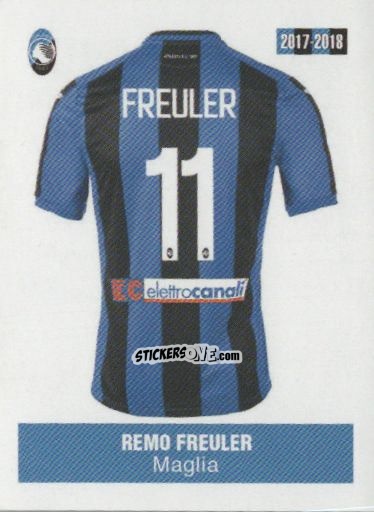 Sticker Remo Freuler - Atalanta 2017-2018 n. 147 - Akinda