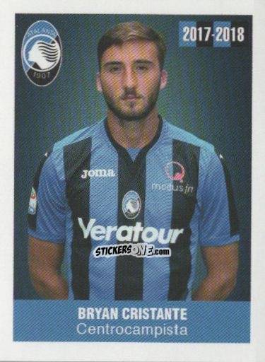 Figurina Bryan Cristante - Atalanta 2017-2018 n. 156 - Akinda