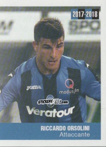 Cromo Riccardo Orsolini - Atalanta 2017-2018 n. 170 - Akinda