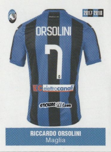 Cromo Riccardo Orsolini - Atalanta 2017-2018 n. 171 - Akinda