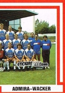 Cromo Mannschaft - Österreichische Fußball-Bundesliga 1988-1989 n. 19 - Euroflash