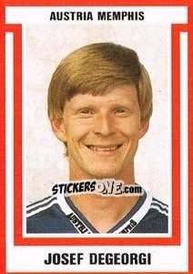 Figurina Josef Degeorgi - Österreichische Fußball-Bundesliga 1988-1989 n. 44 - Euroflash