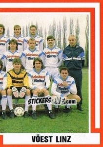 Cromo Mannschaft - Österreichische Fußball-Bundesliga 1988-1989 n. 273 - Euroflash
