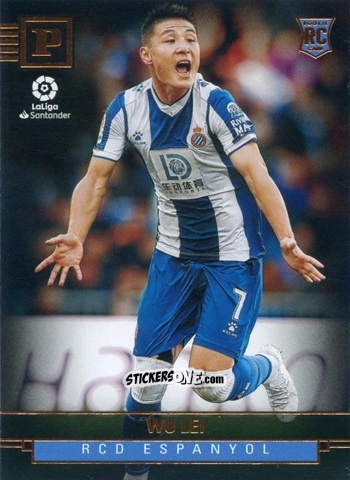 Figurina Wu Lei - Chronicles Soccer 2019-2020 n. 439 - Panini