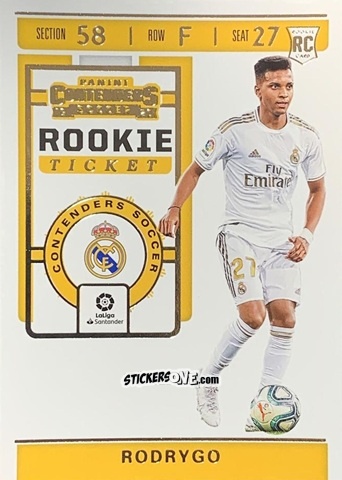 Figurina Rodrygo - Chronicles Soccer 2019-2020 n. RT-7 - Panini