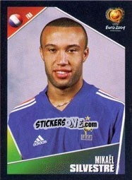 Figurina MikaÑ‘l Silvestre - UEFA Euro Portugal 2004 n. 99 - Panini