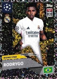 Figurina Rodrygo (Real Madrid) - UEFA Champions League 2020-2021 n. RS1 - Topps