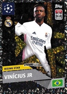 Figurina Vinicius Jr (Real Madrid) - UEFA Champions League 2020-2021 n. RS2 - Topps
