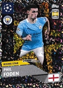 Cromo Phil Foden (Manchester City) - UEFA Champions League 2020-2021 n. RS5 - Topps