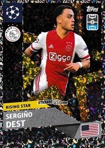 Cromo Sergiño Dest (Afc Ajax) - UEFA Champions League 2020-2021 n. RS13 - Topps
