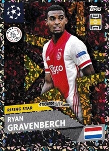 Figurina Ryan Gravenberch (Afc Ajax) - UEFA Champions League 2020-2021 n. RS14 - Topps
