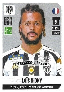 Figurina Loïs Diony - FOOT 2020-2021 n. 29 - Panini