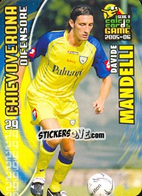 Cromo Davide Mandelli - Serie A 2005-2006. Calcio cards game n. 24 - Panini