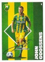 Cromo John Goossens - Eredivisie 2020-2021 n. 7 - Ah
