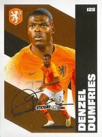 Sticker Denzel Dumfries - Eredivisie 2020-2021 n. 128 - Ah