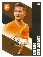 Sticker Luuk de Jong - Eredivisie 2020-2021 n. 142 - Ah