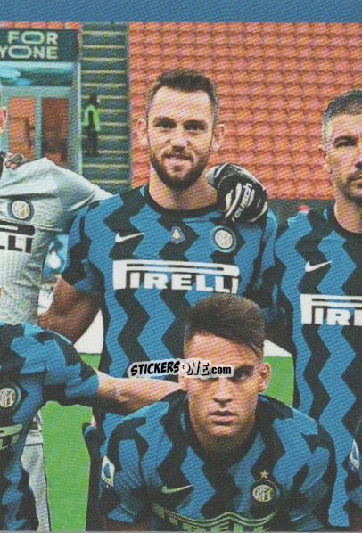 Sticker Team - F.c. Inter 2020-2021 n. 4 - Euro Publishing