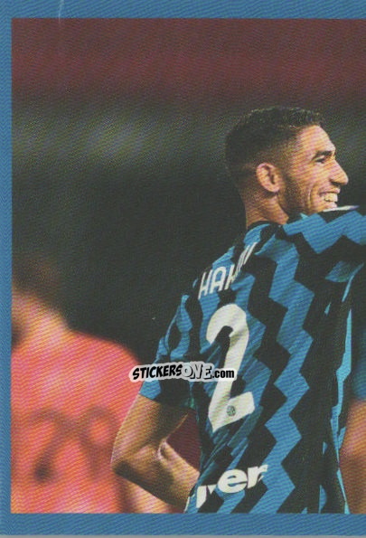 Figurina Hakimi - F.c. Inter 2020-2021 n. 37 - Euro Publishing