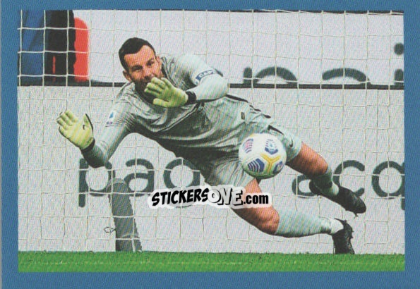 Figurina Handanovic - F.c. Inter 2020-2021 n. 70 - Euro Publishing
