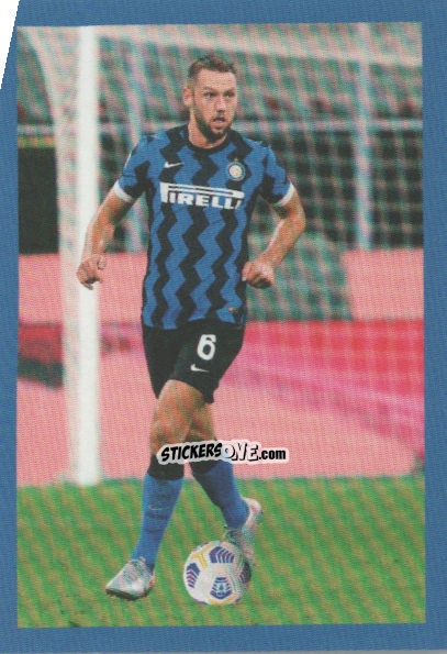 Figurina De Vrij - F.c. Inter 2020-2021 n. 88 - Euro Publishing