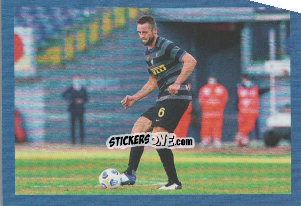 Figurina De Vrij - F.c. Inter 2020-2021 n. 89 - Euro Publishing