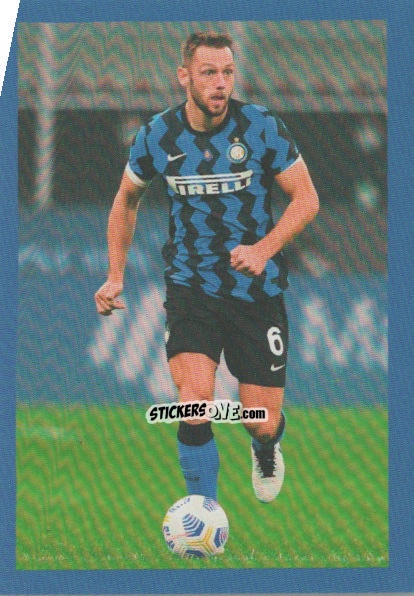 Figurina De Vrij - F.c. Inter 2020-2021 n. 90 - Euro Publishing