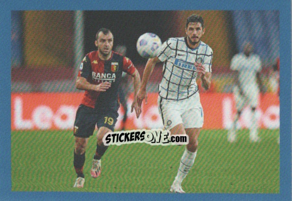 Figurina Ranocchia - F.c. Inter 2020-2021 n. 100 - Euro Publishing