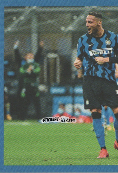 Figurina D'Ambrosio - F.c. Inter 2020-2021 n. 101 - Euro Publishing