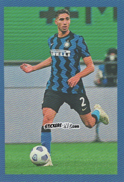 Figurina Hakimi - F.c. Inter 2020-2021 n. 123 - Euro Publishing